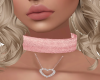 Pink Collar w/ Heart