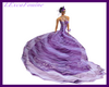 LXF Wedding purple dress