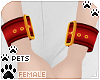 [Pets] Wristcuff | red