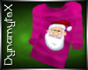 -DA- Santa Pink Sweater