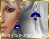 :Blue Sexy Earrings:
