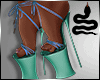 VIPER ~ Turquoise Heels