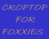 Foxxies' croptop