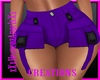 Bo Purple Cargo Shorts