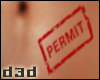 [D3D] Tattoo PERMIT 01