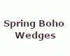 Spring Boho Wedges