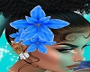 Blue Lily"Hair Flower
