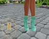 Turquoise Boots