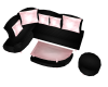 Black and Pink Couch