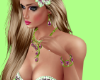 Ms Skye jewelry green