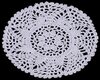 White Lace Rug/Bolly