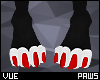 V e Red Paws F