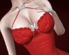 N. Dress butterfly Red