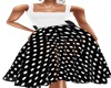 50S PIN-UP BLK/WHTDRS