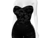 E. Lace Black Outfit