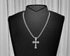 Necklace Cross Silver B