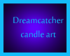 Dreamcatcher candle art