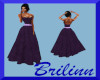 [B] Purple Gown
