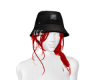 Weave X Bucket Hat Red