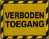 verboden toegang