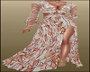 Summer Brown Leaf Dress