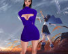SexyDressVioletM121
