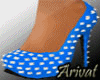 {Ari} Blue Sexy Shoes