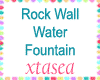 Rock Wall Water Fountain