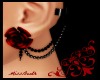 F| Rose Earrings Goth
