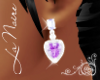 Purple Heart Earrings V1