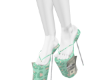 mint hoochie heel
