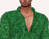 Green Patterned LS Shirt