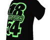 "1854" Neon Green L.V