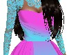 pink ombre dress