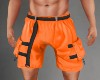 SM Pocket Shorts Orange