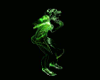 dancer animated green