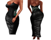 blk/emer corset dress