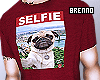 ! B. T-Shirt Red Selfie