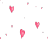 Pink raining hearts =)