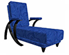 (c) Blue Swirl Chaise