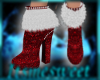Glitz Sweater Shoes Red
