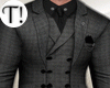 T! Grey Suit Slim Fit