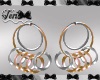 Silver Gold Earrings