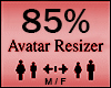 Avatar Scaler 85%