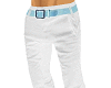 White Pants W/ Belt