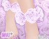 Spring Rose Anklet Lilac