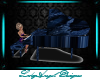 Blue Animated Piano