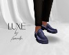 LUXE Men Shoe Blue Steel