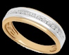 Gold w/ Diamond Wedd /M