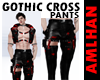 K Gothic Cross Pants M